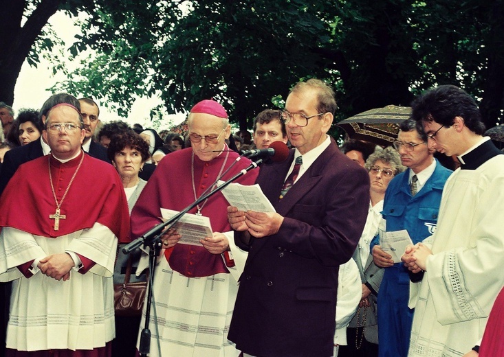 Nawiedzenie figury MB Fatimskiej w Płocku w 1996 r.