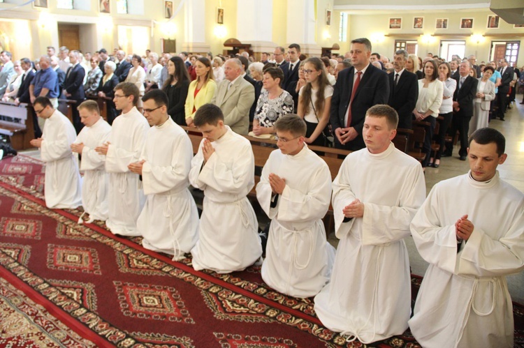 Święcenia diakonatu w Dąbrowie Tarnowskiej