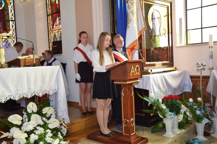 Powitanie ikony MB Częstochowskiej w Leśmierzu