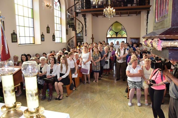 Powitanie ikony MB Częstochowskiej w Leśmierzu