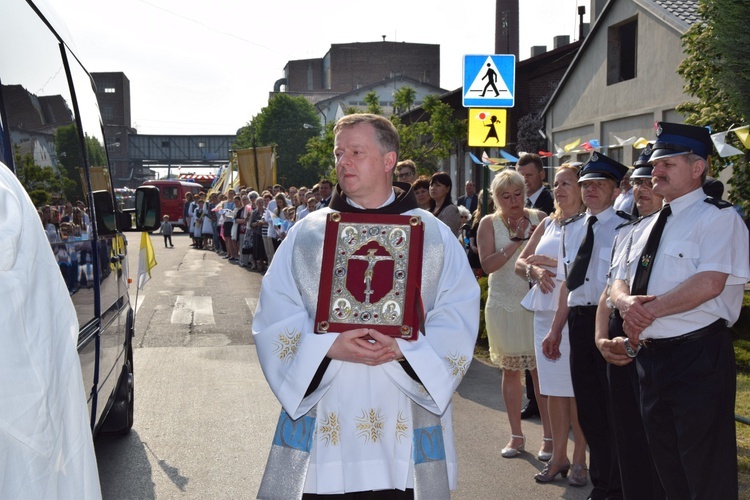 Powitanie ikony MB Częstochowskiej w Leśmierzu