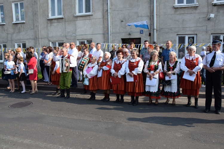 Powitanie ikony MB Częstochowskiej w Leśmierzu