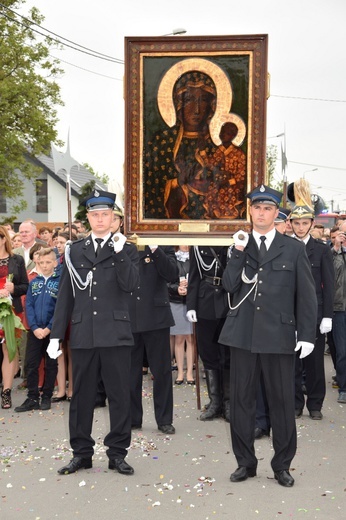 Powitanie ikony MB Częstochowskiej w Tumie