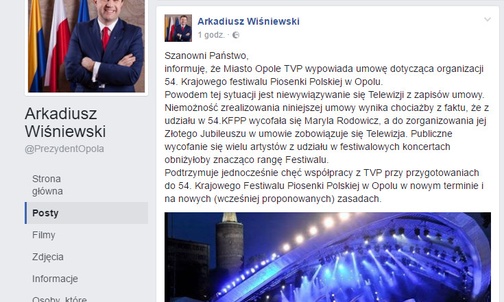 Opole wypowiada umowę z TVP