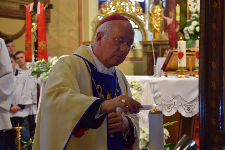 Powitanie ikony MB Częstochowskiej w Górze św. Małgorzaty