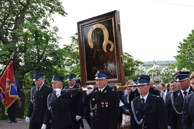 Powitanie ikony MB Częstochowskiej w Górze św. Małgorzaty