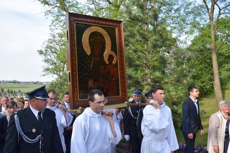 Powitanie ikony MB Częstochowskiej w Górze św. Małgorzaty