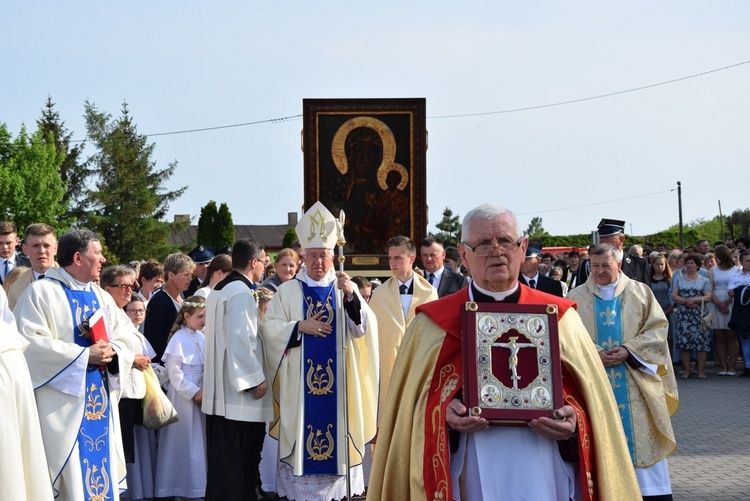 Powitanie ikony MB Częstochowskiej w Górze św. Małgorzaty