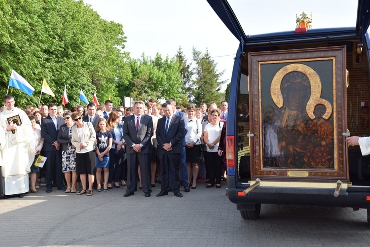 Powitanie ikony MB Częstochowskiej w Górze św. Małgorzaty