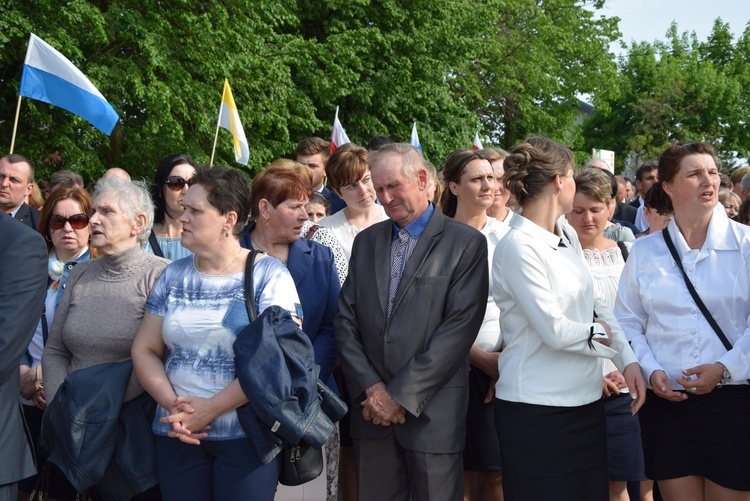 Powitanie ikony MB Częstochowskiej w Górze św. Małgorzaty