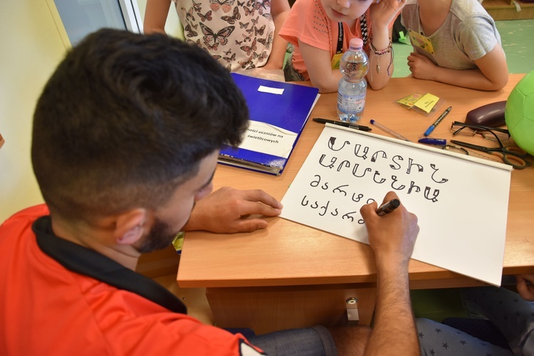 Spotkanie z Ormianinem - uczestnikiem ŚDM