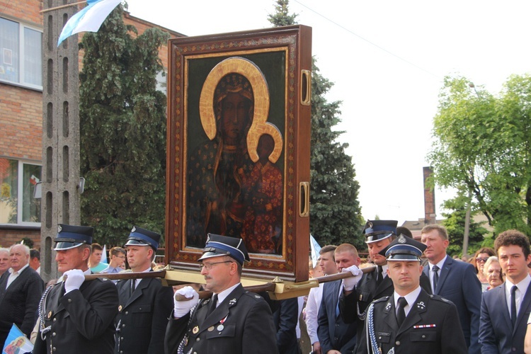 Powitanie ikony MB Częstochowskiej w Piątku