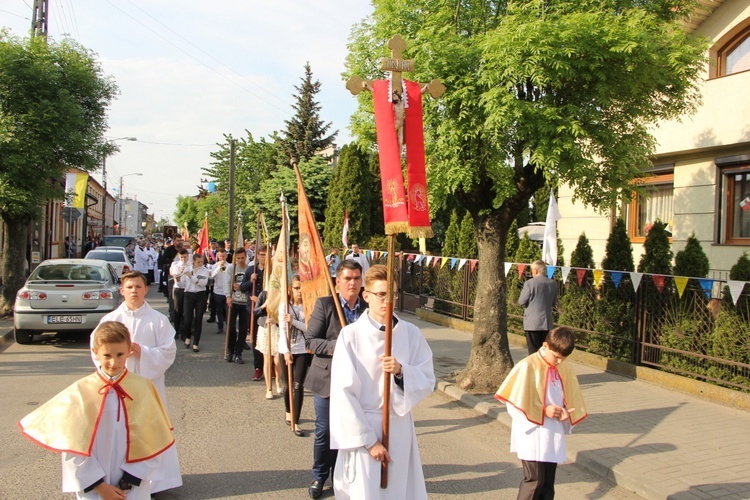 Powitanie ikony MB Częstochowskiej w Piątku