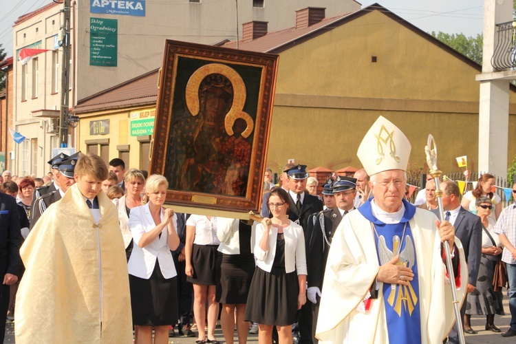 Powitanie ikony MB Częstochowskiej w Piątku