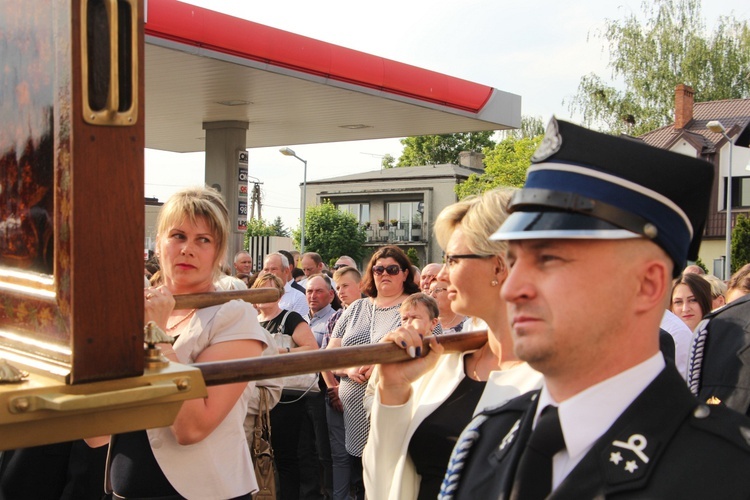 Powitanie ikony MB Częstochowskiej w Piątku