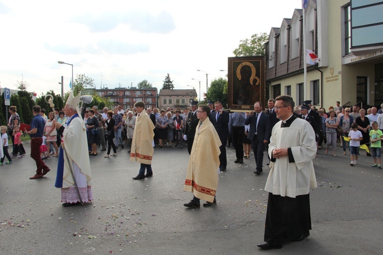 Powitanie ikony MB Częstochowskiej w Piątku