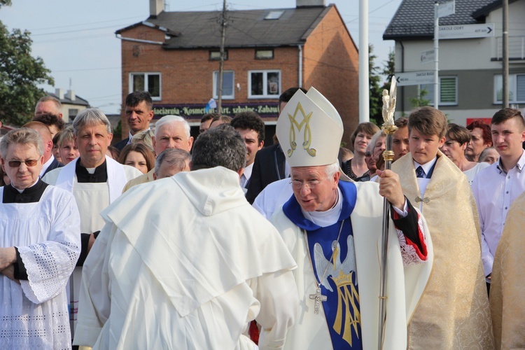 Powitanie ikony MB Częstochowskiej w Piątku