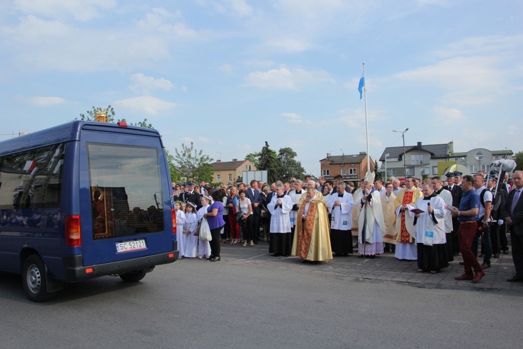 Powitanie ikony MB Częstochowskiej w Piątku