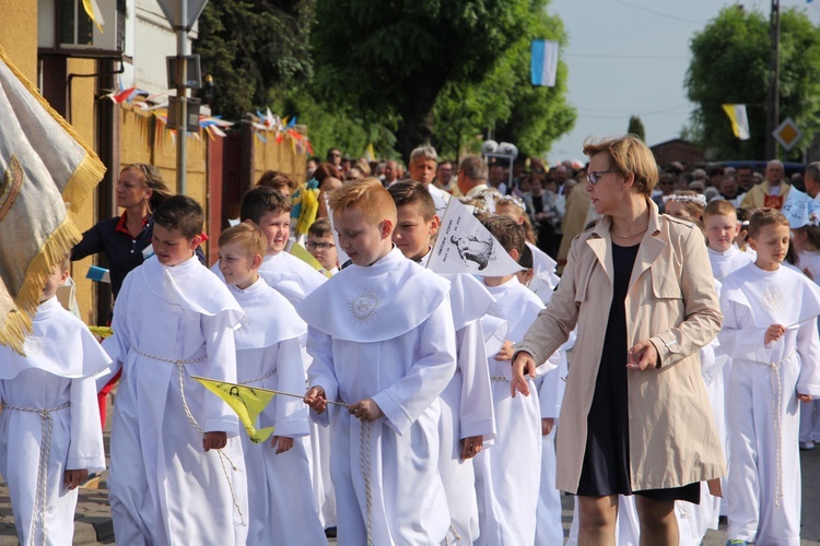 Powitanie ikony MB Częstochowskiej w Piątku