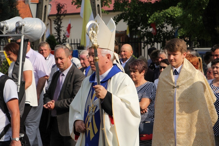 Powitanie ikony MB Częstochowskiej w Piątku