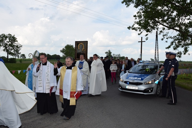 Powitanie ikony MB Częstochowskiej w Orłowie