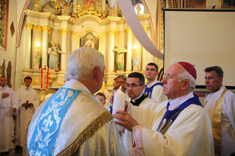 Powitanie ikony MB Częstochowskiej w Bielawach