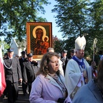 Powitanie ikony MB Częstochowskiej w Bielawach