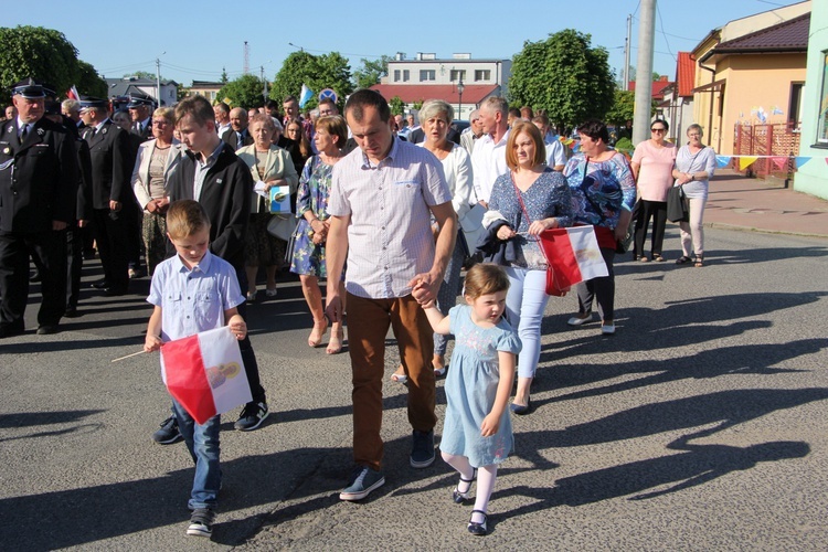 Powitanie ikony MB Częstochowskiej w Bielawach