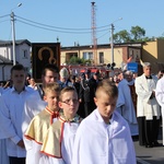 Powitanie ikony MB Częstochowskiej w Bielawach