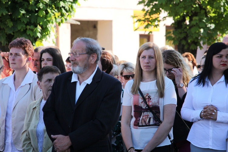 Powitanie ikony MB Częstochowskiej w Bielawach