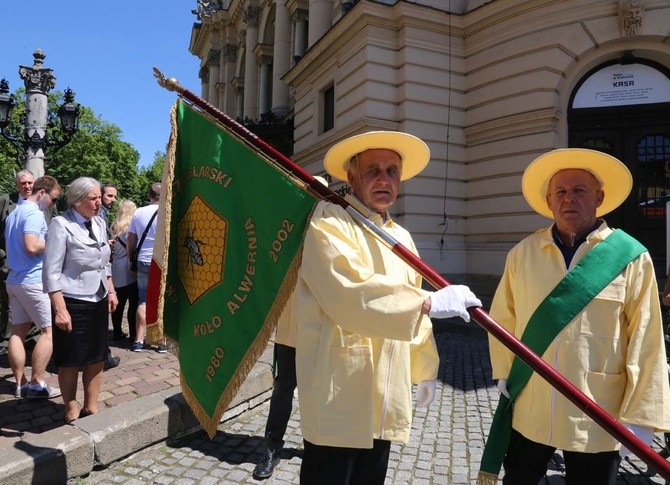 Pszczoły na dachu Teatru im. Słowackiego