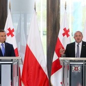 Prezydent Gruzji: Dziękuję Polsce za mocne wsparcie