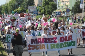 ▲	Lubiński Marsz Dla Życia i Rodziny odbył się po raz czwarty. 