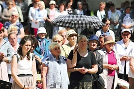 ▼	W IV Diecezjalnej Pielgrzymce Kobiet uczestniczyło blisko  600 pań z diecezji.