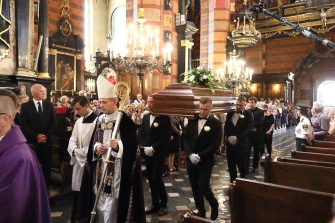 Pożegnanie Zbigniewa Wodeckiego w bazylice Mariackiej