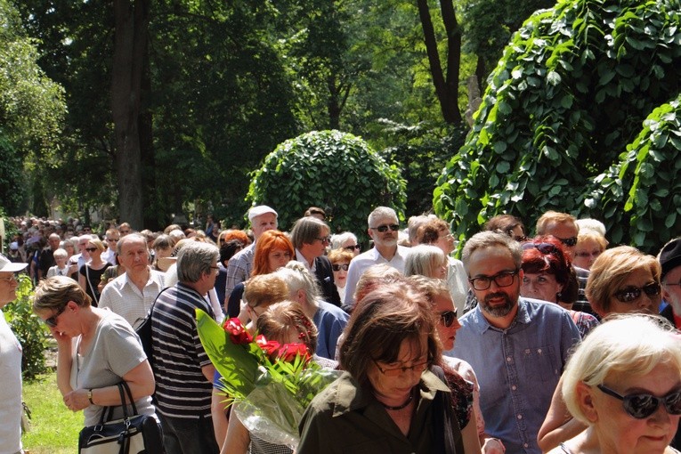 Pożegnanie Zbigniewa Wodeckiego na cmentarzu Rakowickim