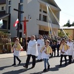 Powitanie ikony MB Częstochowskiej w parafii św. Maksymiliana w Głownie