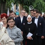 Powitanie ikony MB Częstochowskiej w parafii św. Jakuba w Głownie