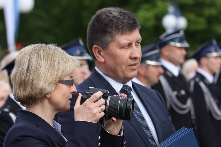 Powitanie ikony MB Częstochowskiej w parafii św. Jakuba w Głownie