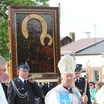 Powitanie ikony MB Częstochowskiej w parafii św. Jakuba w Głownie