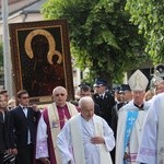 Powitanie ikony MB Częstochowskiej w parafii św. Jakuba w Głownie