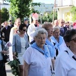 Powitanie ikony MB Częstochowskiej w parafii św. Barbary w Głownie