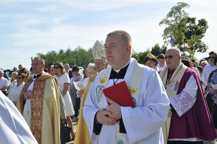 Powitanie ikony MB Częstochowskiej w Dmosinie