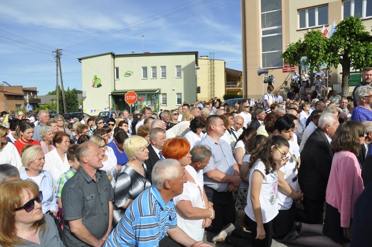 Powitanie ikony MB Częstochowskiej w Dmosinie