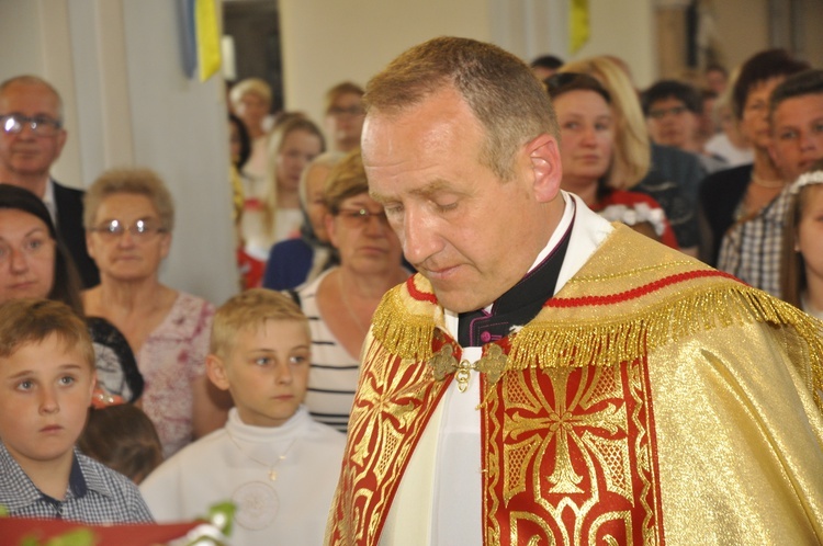 Powitanie ikony MB Częstochowskiej w Dmosinie