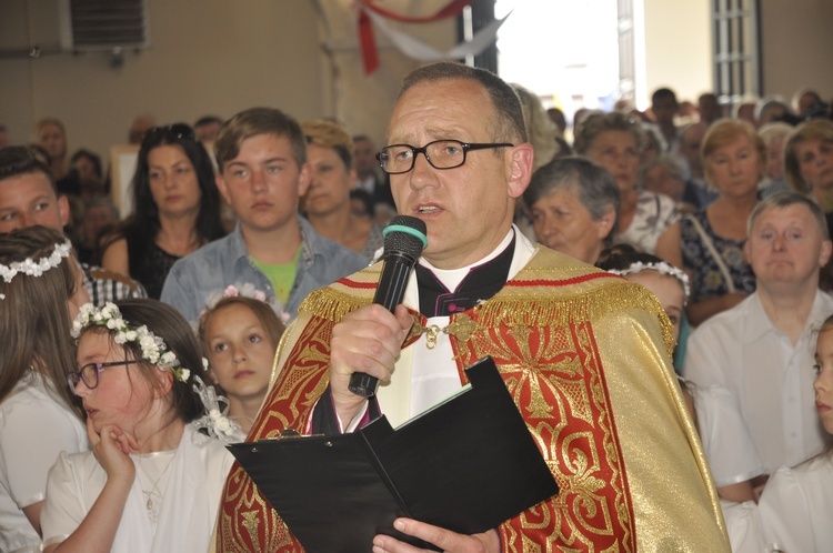 Powitanie ikony MB Częstochowskiej w Dmosinie