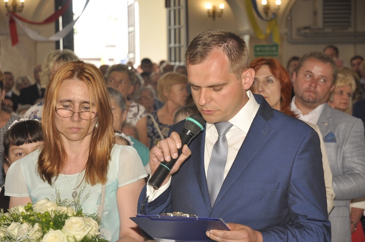 Powitanie ikony MB Częstochowskiej w Dmosinie