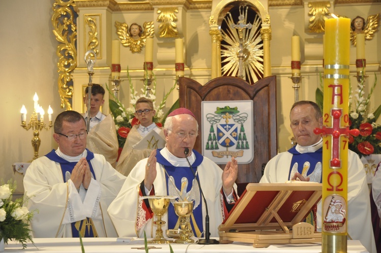 Powitanie ikony MB Częstochowskiej w Dmosinie