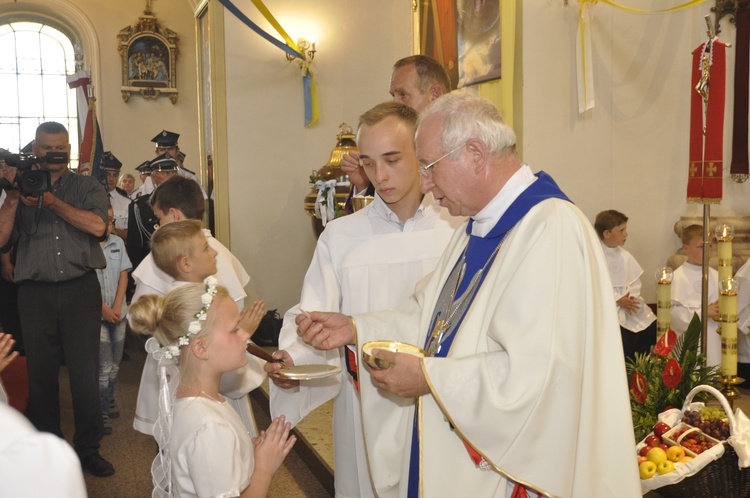 Powitanie ikony MB Częstochowskiej w Dmosinie