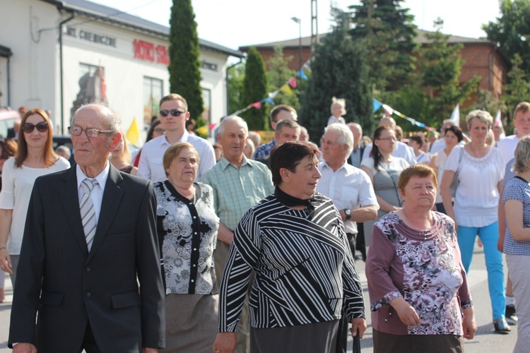 Powitanie ikony MB Częstochowskiej w Dmosinie